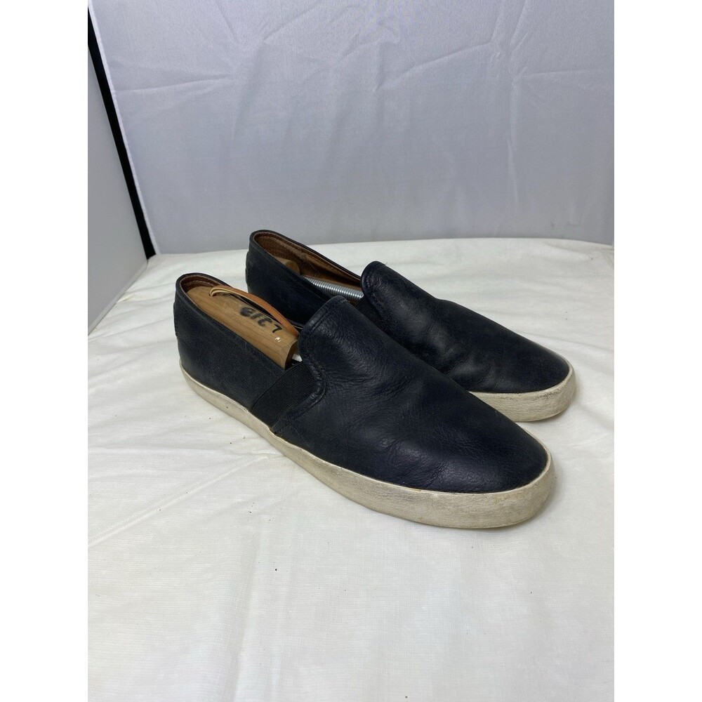 Frye Womens Size 9M Dylan Slip On Black Leather Sneaker 3479264 - Picture 1 of 8